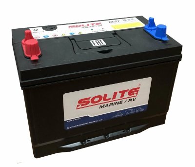 Аккумулятор SOLITE MARINE/RV DC27 90Ah 640A (EN) п.п.(303х172х223) (Marine Twin)