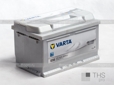 Аккумулятор Varta Silver Dynamic  74Ah EN750 о.п.(278х175х175) (E38)