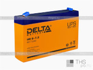 Аккумулятор DELTA   6V  7,2Ah (HR6-7.2) (151х34х100)
