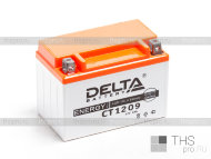 Аккумулятор DELTA   9Ah EN135 п.п. (150х86х107) CT 1209 (YTX9-BS)