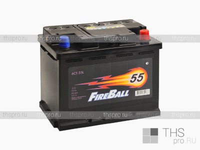 Аккумулятор FIRE BALL  55Ah EN430 о.п.(242х175х190)