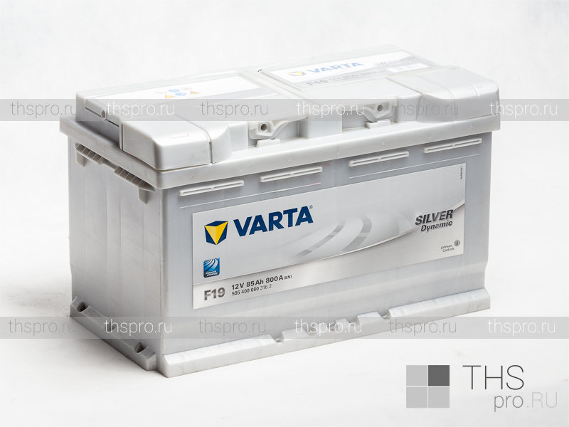 VARTA SILVER dynamic, F19 Batterie 12V, 800A, 85Ah 5854000803162