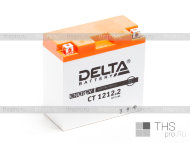 Аккумулятор DELTA  12Ah EN155 п.п. (151х71х146) CT 1212.2 (YT14B-BS)