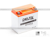 Аккумулятор DELTA  14Ah EN200 п.п. (151х87х147) CT 1214 (YTX14-BS, YTX14H-BS, YTX16-BS, YB16B-A)