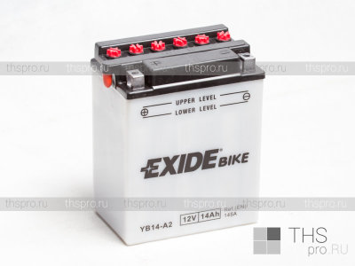 Аккумулятор EXIDE bike 14Ah EN145 п.п.(134x89x166) (EB14-A2/YB14-A2)