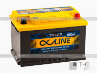 Аккумулятор ALPHALINE ULTRA 57400 74Ah EN750 о.п.(278x175x175)