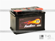 Аккумулятор FIRE BALL  77Ah EN650 о.п.(276х175х190)