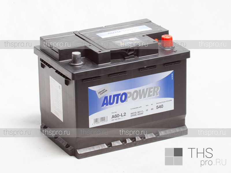 Batterie Autopower 12 V 60Ah 540Amp + gauche - Accus-Service - Achat  Batterie Autopower 12 V 60Ah 540Amp + gauche